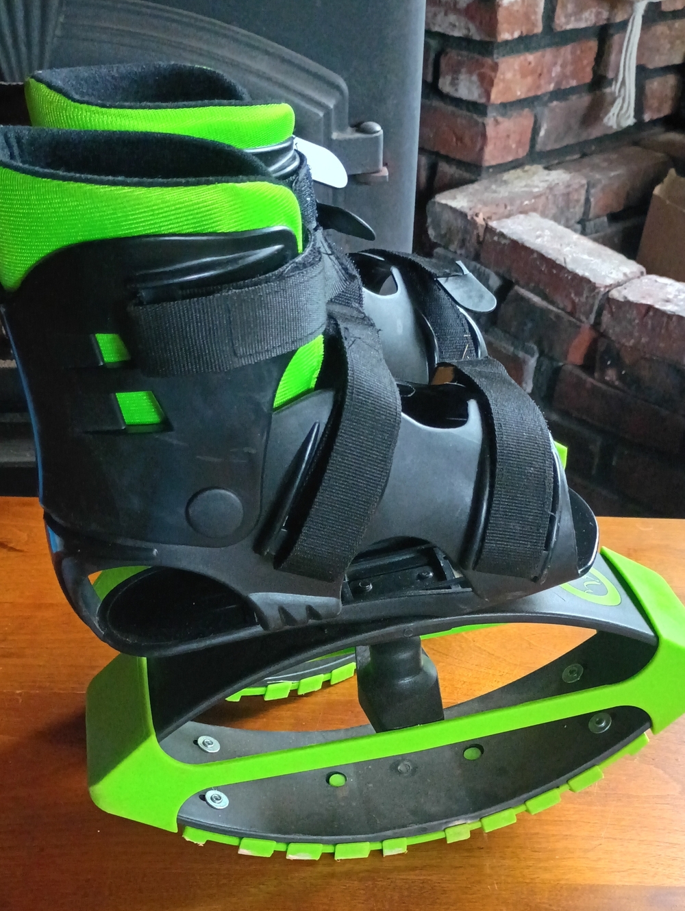 Jumping Shoes for Kids - Green & Black
